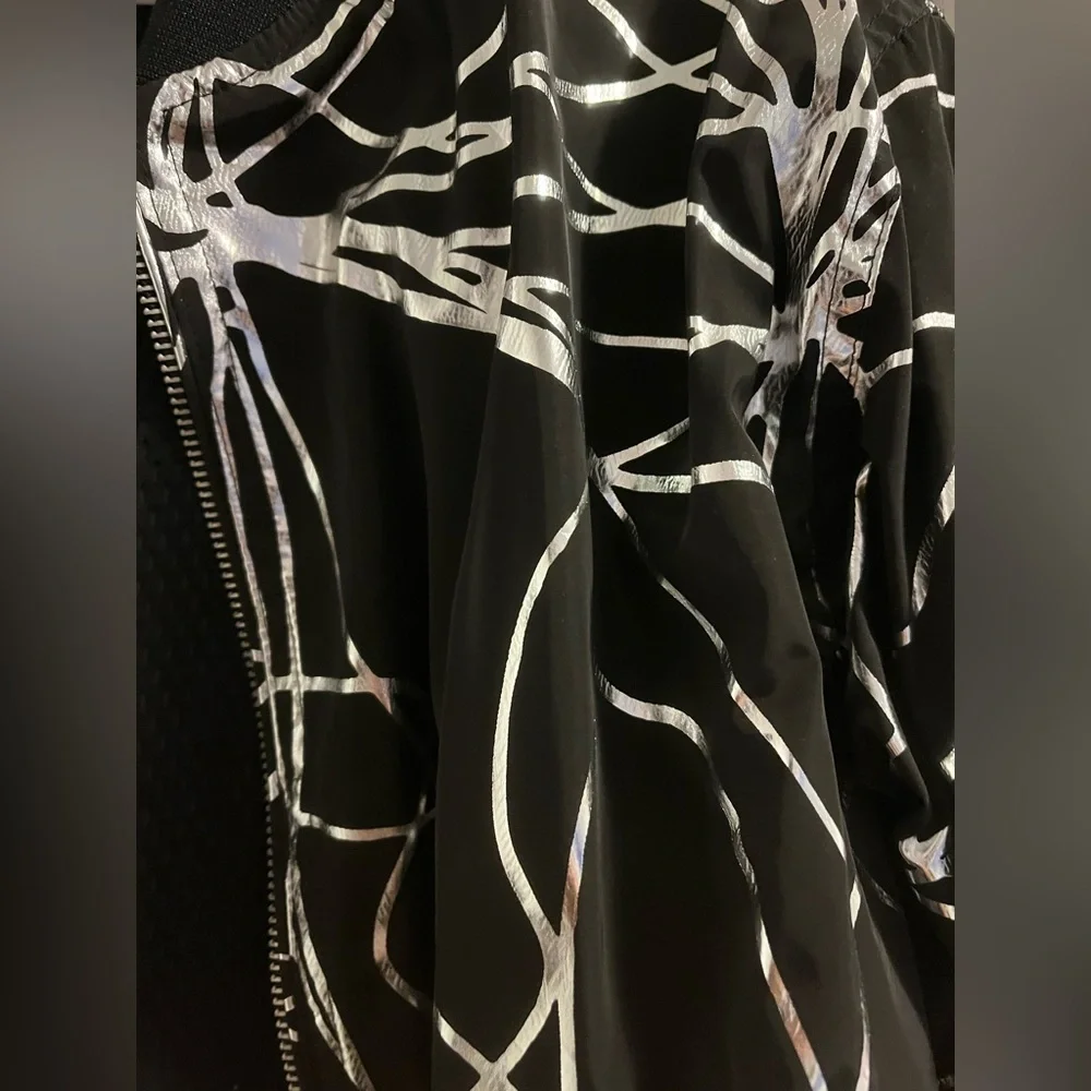 DKNY Black and silver Graphic Jacket - Picture 3 of 4